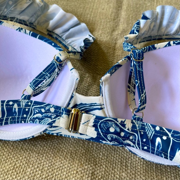 Commense Print Ruffle Bikini Set - Large - Picture 7 of 8
